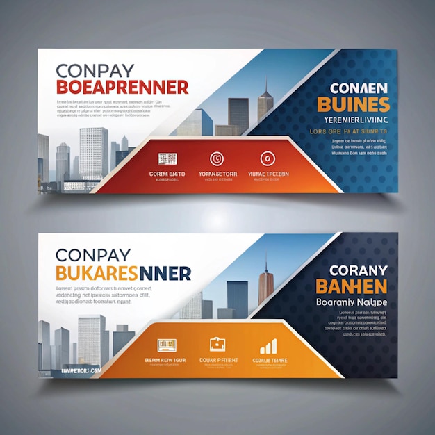 Modern Professional corporate Banner Template Design