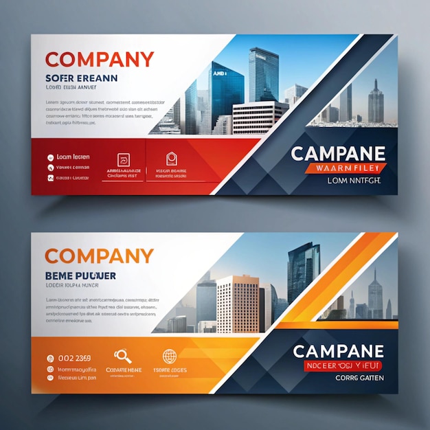 Modern Professional corporate Banner Template Design