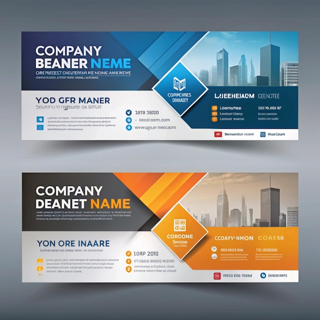 Modern Professional corporate Banner Template Design