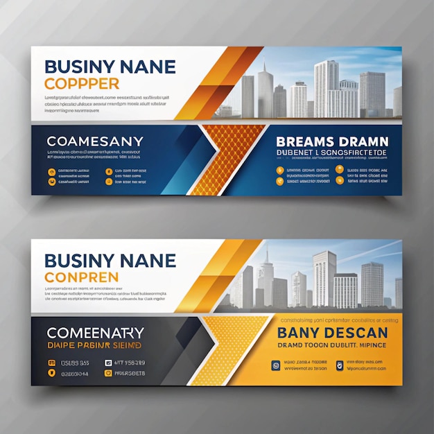 Modern Professional corporate Banner Template Design