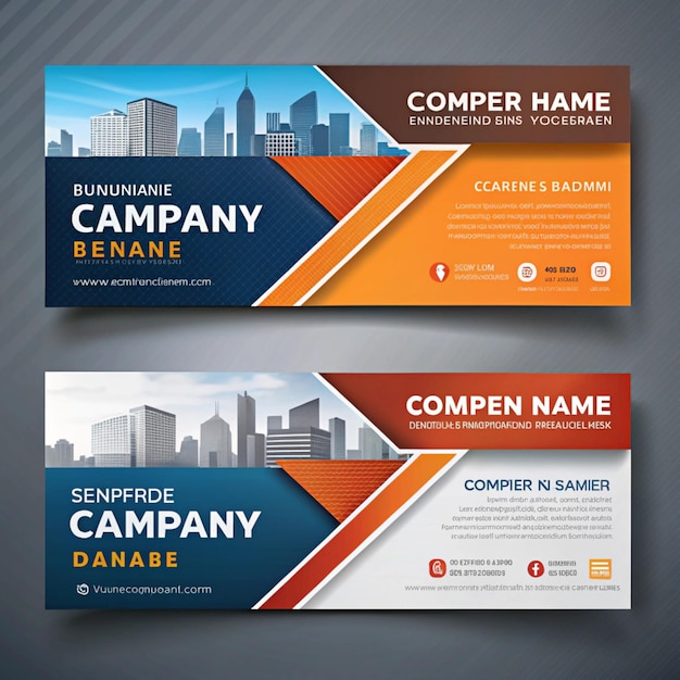 Modern Professional corporate Banner Template Design