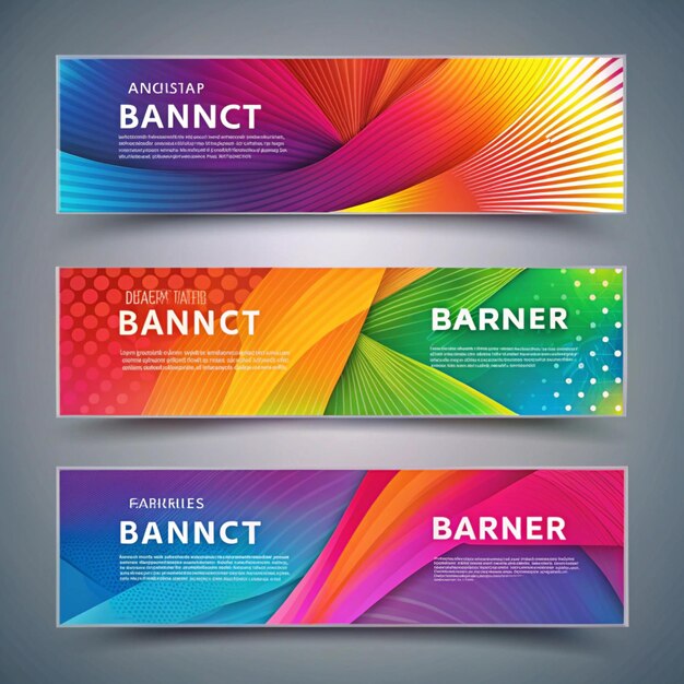 Modern Professional Creative Banner Template Design