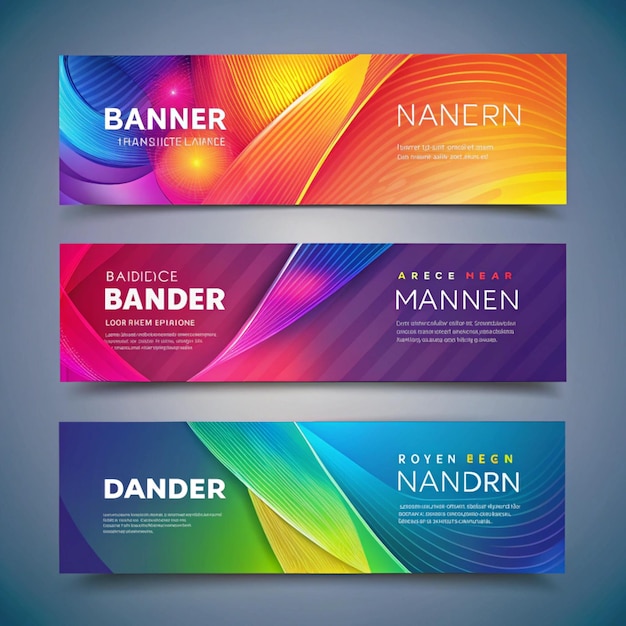 Modern Professional Creative Banner Template Design