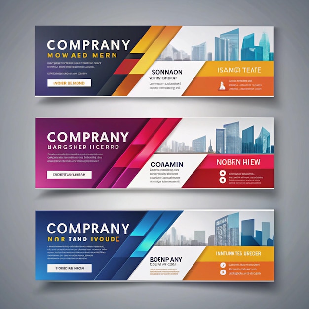 Modern Professional Creative Banner Template Design