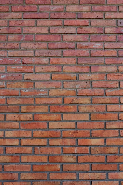 Modern red and brown brick wall