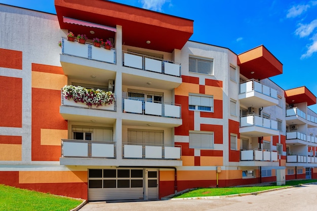 Modern residential apartment house in Maribor in Slovenia