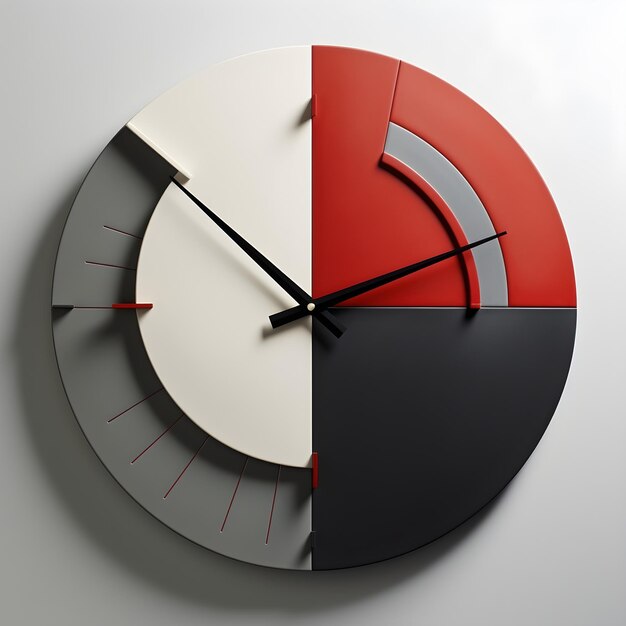 Modern round decorative wall clock design