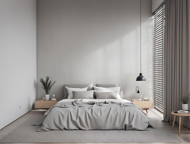 Modern Scandinavian Bedroom Interior Design Minimalist Elegance and Comfort