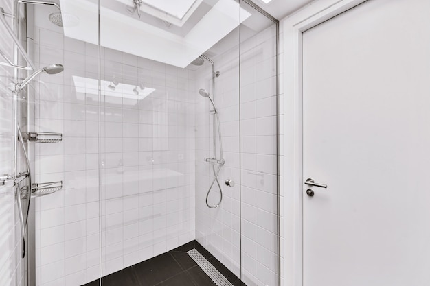 Modern shower stall