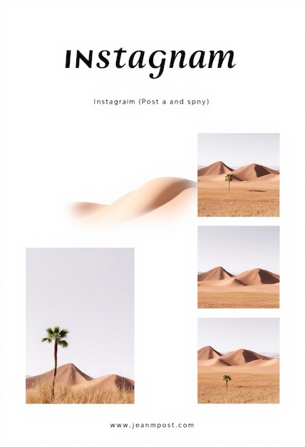 Modern simple instagram flyer and social media Post template Premium