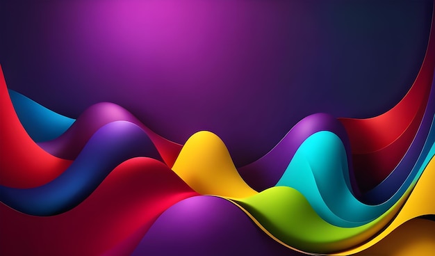 Modern and smart colorful fluid style background wallpaper