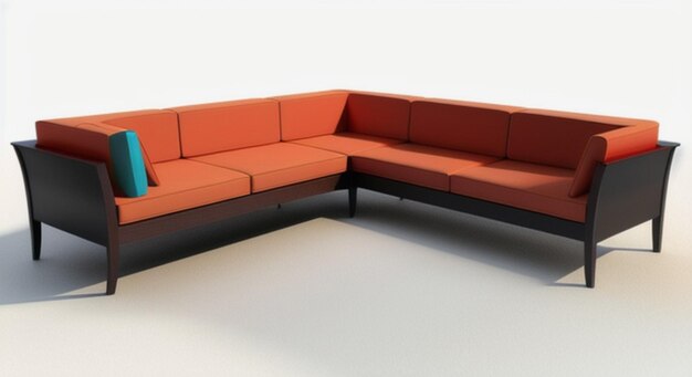 modern sofa design in confortable room