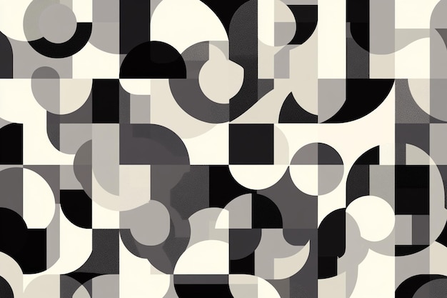 Modern sophisticated geometric patterns abstract shapes in monochrome or contrasting colors