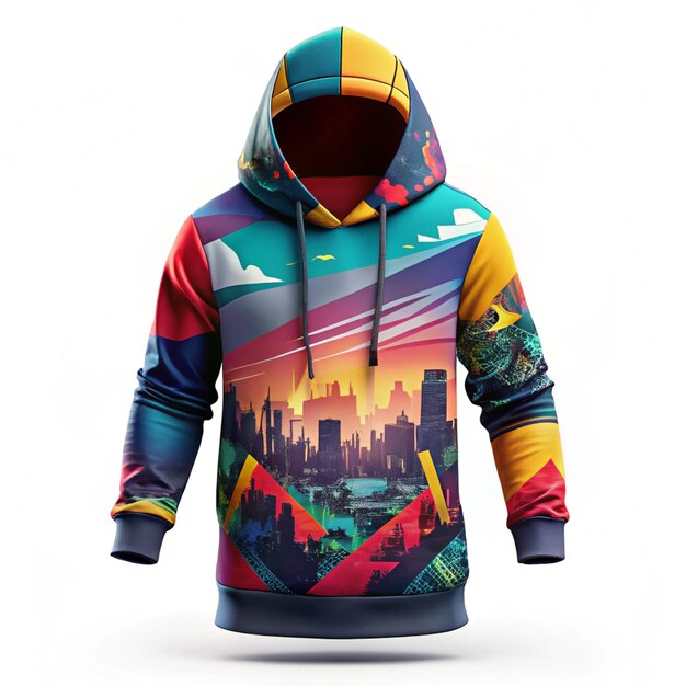 Modern Streetwear Hoodie trendy boys Modern Dress Illustration fashion design