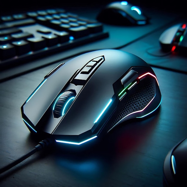 Modern stylish gaming computer mouse