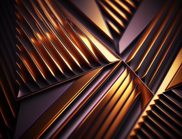 Modern technology abstract texture with diagonal metallic lines created with Generative AI technology