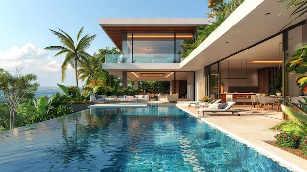 Modern Tropical Villa with Infinity Pool