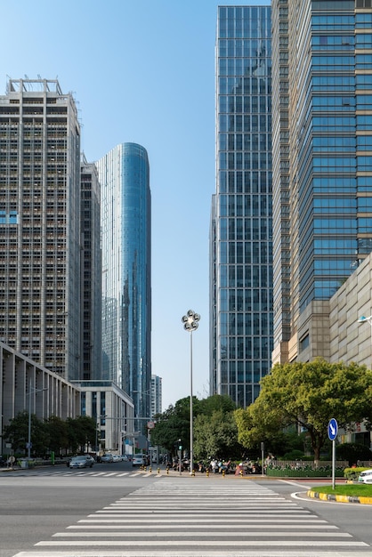 Modern Urban Architectural Landscape of Suzhou China