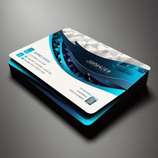 Photo modern virtual business card designs for professional networking