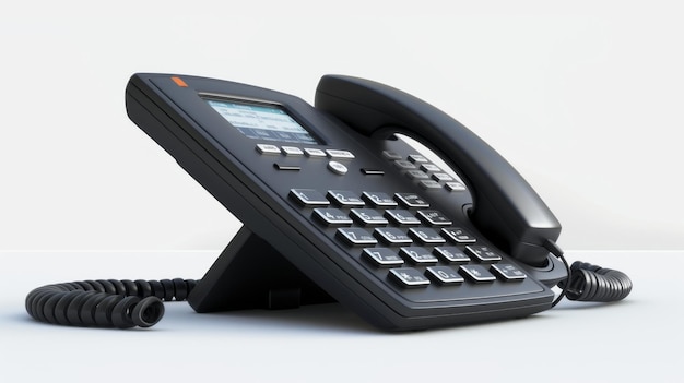 Modern VoIP phone with ergonomic design