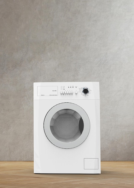 Modern washing machine 3d render