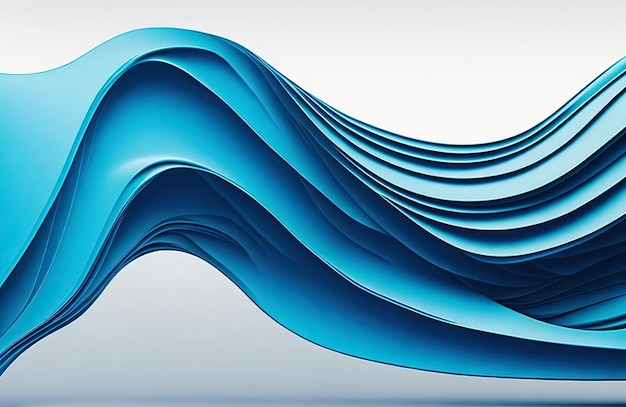 Modern wave curve abstract presentation background