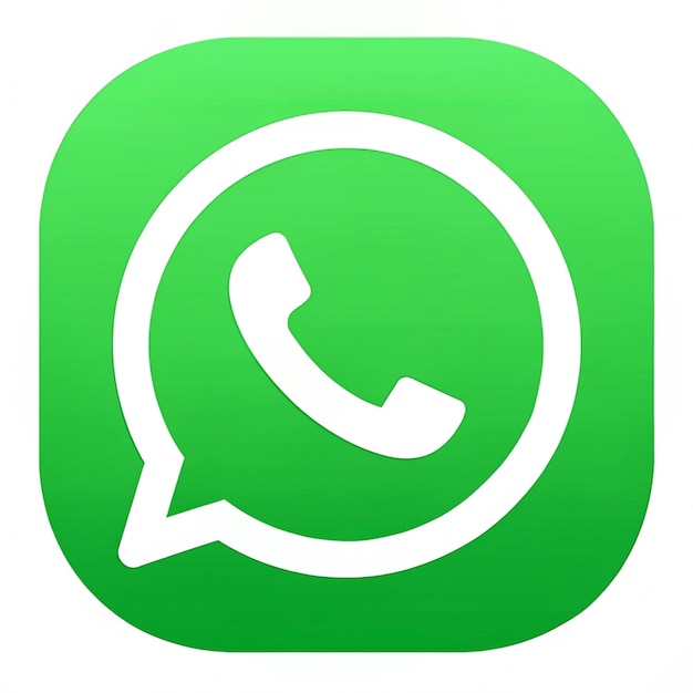 Photo modern whatsapp logo