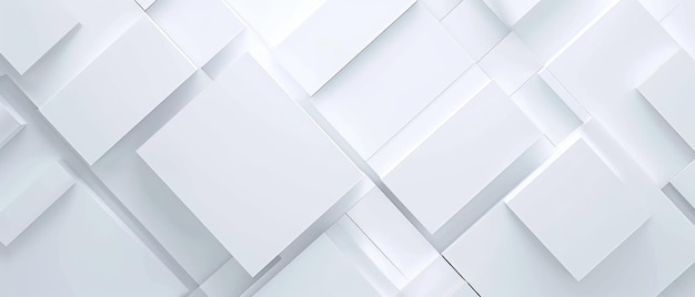 Modern White Geometric Abstract Background