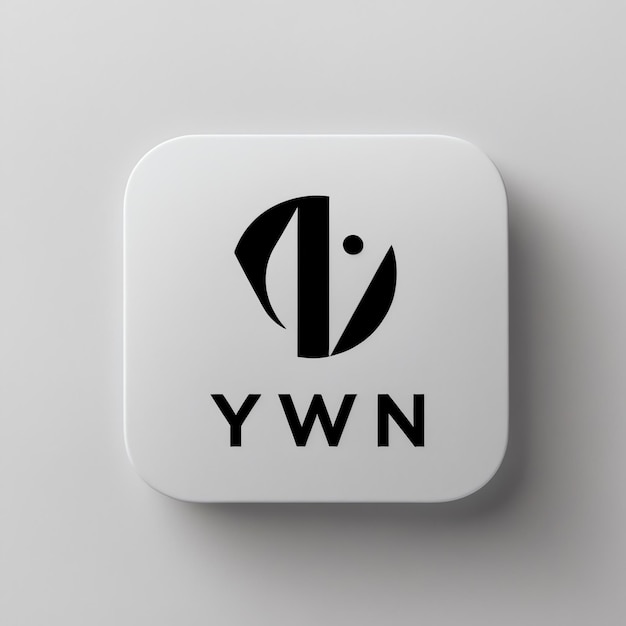 Photo modern ywn logo design for professional branding