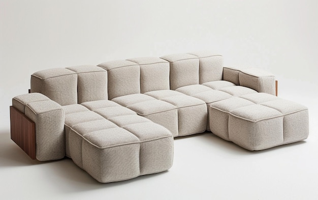 Photo modular sectionals on white