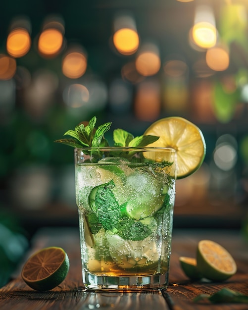 Mojito cocktail glass