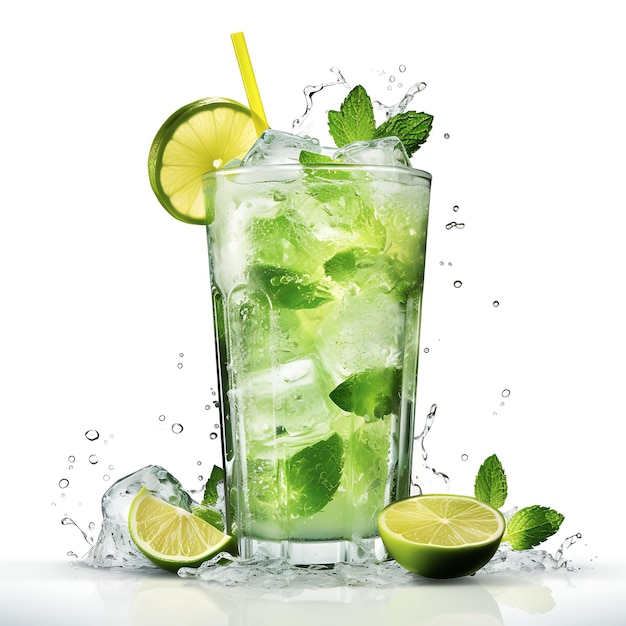 Mojito summer refreshing cocktail with ice and mint Perfect For Drink Catalog