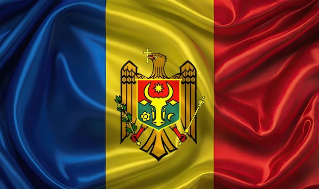 moldovan flag for national Day or Independence Day of moldova