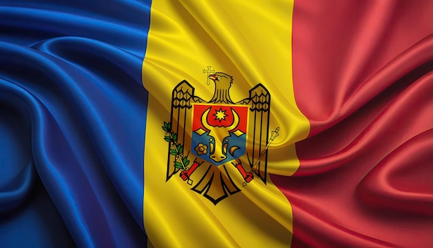 moldovan flag for national Day or Independence Day of moldova