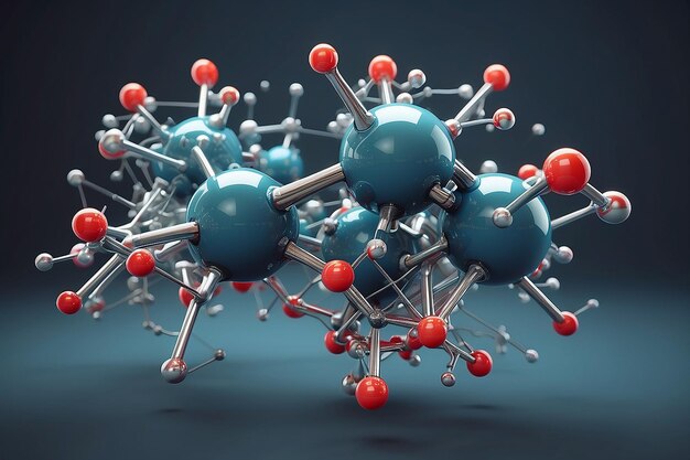 Molecule 3D Illustration