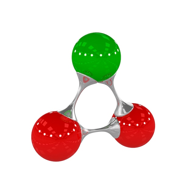 molecule, crystal lattice 3d illustration, 3D render