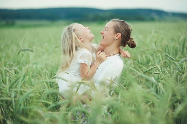 Mom cheats on her daughter on the field