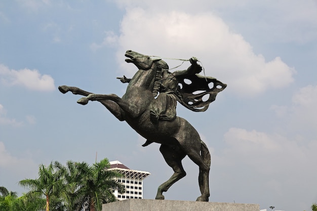 Monas monument in Jakarta, Indonesia