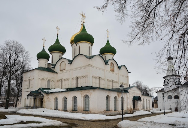 Monasteries and temples of the Russian town of Suzdal