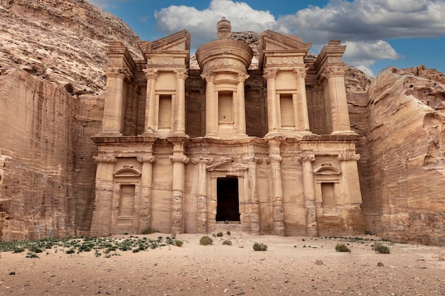 Monastery in the ancient city of Petra