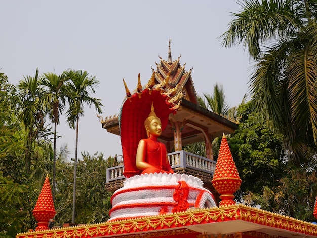 The monastery in Vientiane Laos