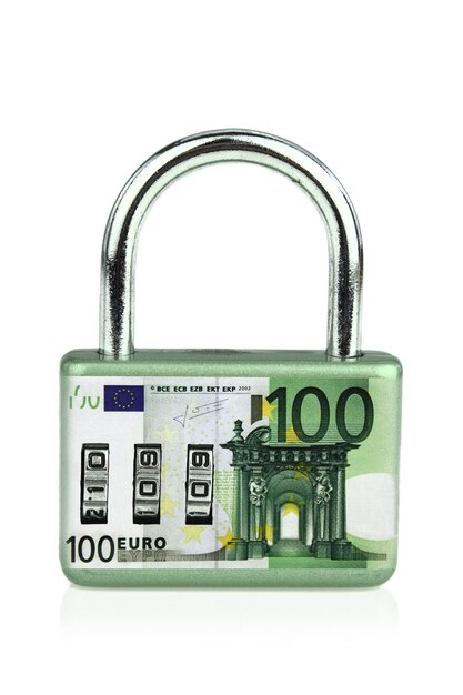 Money security padlock