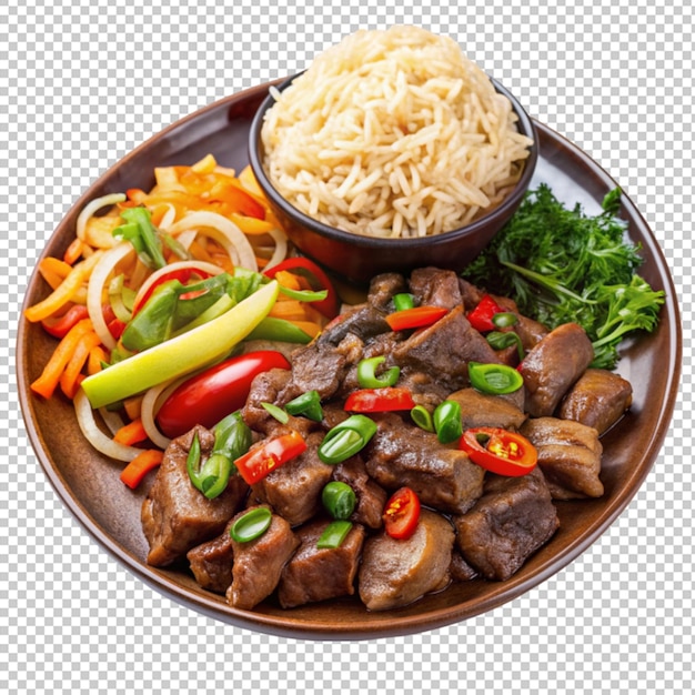 Mongolian barbecue mongolian cuisine russian cuisine isolated on transparent background