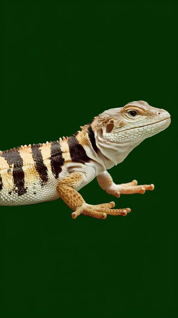 Monitor Lizards pet side view full body isolate on transparency background PNG