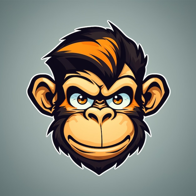 monkey cartoon logo