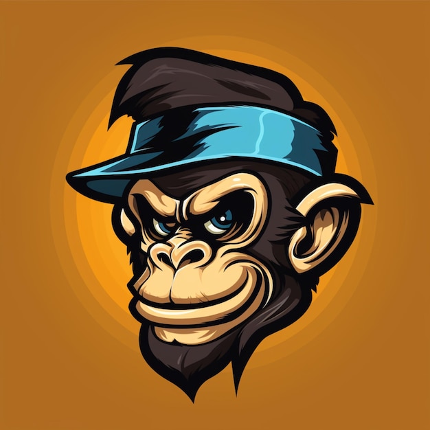 monkey cartoon logo