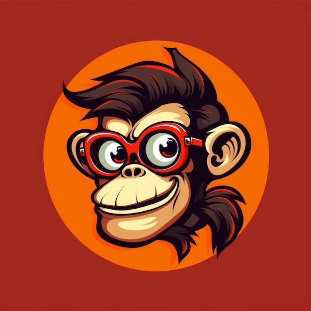 monkey cartoon logo