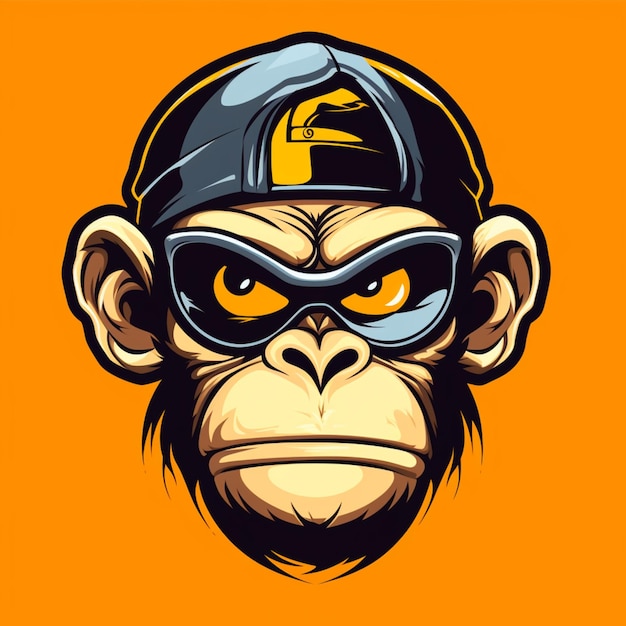 monkey cartoon logo