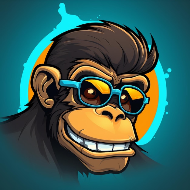 monkey cartoon logo