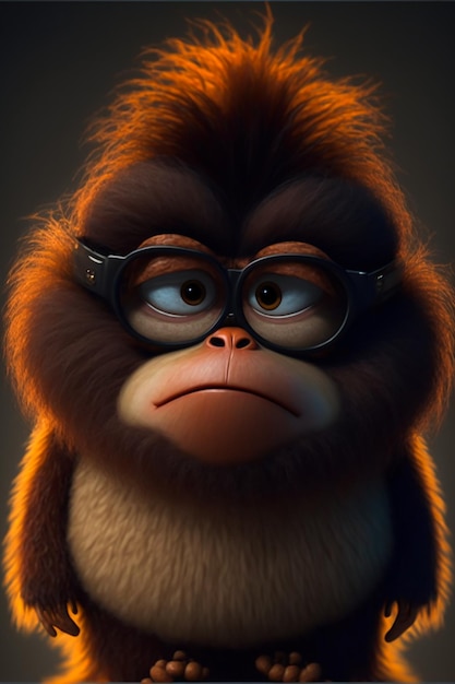 A monkey from the animated series'the secret life of pets '